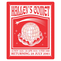 “Halley’s Comet” – Envelope Seal